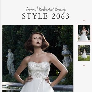 Casablanca Wedding Gown Size 12 Tulle Poofy